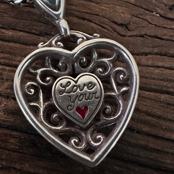 Brighton ❤️ “Go Red” Heart Health Awareness Campaign Red Heart Necklace - Picture 4 of 6